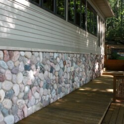 Novak Masonry Maple City MI, Photo Gallery Thin Veneer Cobble Stone