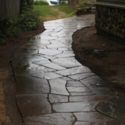 Novak Masonry Maple City MI, Photo Gallery Flag Stone Walk Way